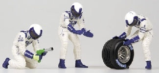 PIT STOP WILLIAMS 2002 CAMBIO GOMME POSTERIORE - 1/43 - Minichamps