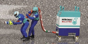 PIT STOP SAUBER 2002 RIFORNIMENTO - 1/43 - Minichamps