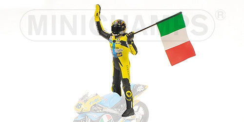 PILOTA VALENTINO ROSSI GP 125 1996 - 1/12 - Minichamps