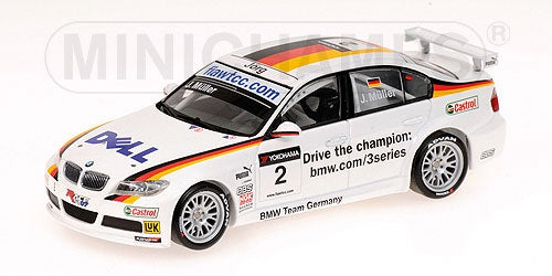 BMW 320 SI J. MUELLER WINNER RACE 2 BRNO WTCC 2007 - 1/43 - Minichamps