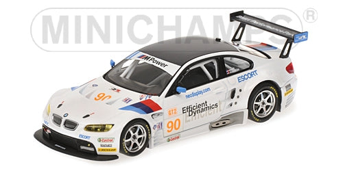 BMW M3 GT2 E92 HAND AUBERLEN ALMS 2009 - 1/43 - Minichamps