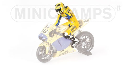 PILOTA RIDING VALENTINO ROSSI MOTOGP 2006 - 1/12 - Minichamps