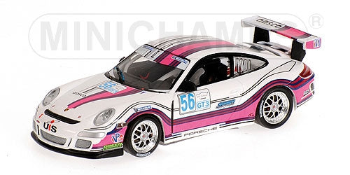 PORSCHE 911 GT3 SNOW RACING IMSA CHALLENGE SEBRING 2008 M. SNOW - 1/43 - Minichamps