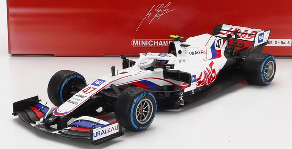 HAAS VF-21 Uralkali 1/18 - MICK SCHUMACHER 2021 - Minichamps