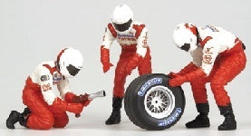 PIT STOP TOYOTA 2002 CAMBIO GOMME POSTERIORE - 1/43 - Minichamps
