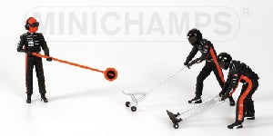 PIT STOP SET MINARDI 2003 SEGNALATORE & JACK SET - 1/43 - Minichamps