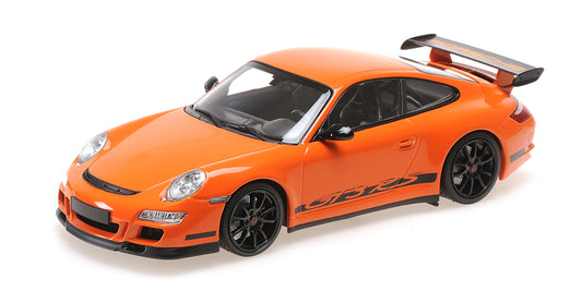 PORSCHE 911 GT3 RS ORANGE 2007 - 1/18 - Minichamps