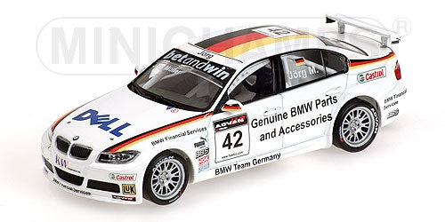 BMW 320 SI J. MUELLER WINNER OSCHERSLEBEN WTCC 2006 - 1/43 - Minichamps