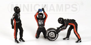 PIT STOP SET MINARDI 2003 CAMBIO GOMME ANTERIORE - 1/43 - Minichamps
