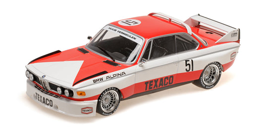 BMW 3.0 CSL TEAM MARLBORO HUUB VERMEULEN WINNER GP ZANDVOORT 1974 - 1/18 - Minichamps