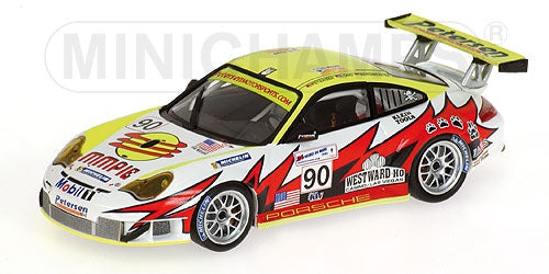 PORSCHE 911 GT3 RSR BERGMEISTER LONG BERNHARD 2ND PLACE 24H LE MANS 2005 - 1/43 - Minichamps