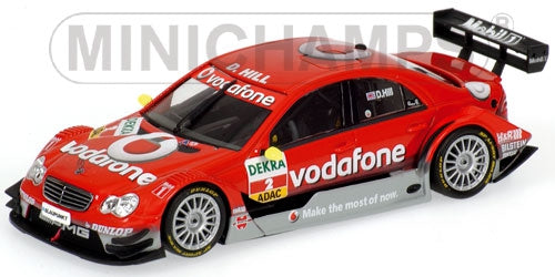 MERCEDES BENZ C-CLASS VODAFONE D. HILL BRANDS HATCH 2006 - 1/43 - Minichamps