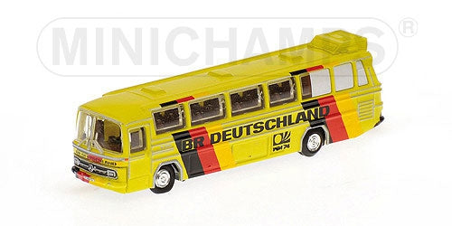 BUS MERCEDES BENZ O302 CAMPIONATO MONDIALE DI CALCIO 1974 BR DEUTSCHLAND - 1/160 - Minichamps