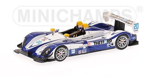 PORSCHE RS SPYDER D. FRANCHITTI 2ND PLACE 12H SEBRING 2008 - 1/43 - Minichamps