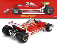 Ferrari - F1 312T4 n°11 (1979) 1:18 - Winner Monaco GP - With Driver - Jody Scheckter - Bburago
