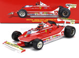 Ferrari - F1 312T4 n°12 (1979) 1:18 - Winner South Africa GP Kyalami - With Driver - Gilles Villeneuve - Bburago