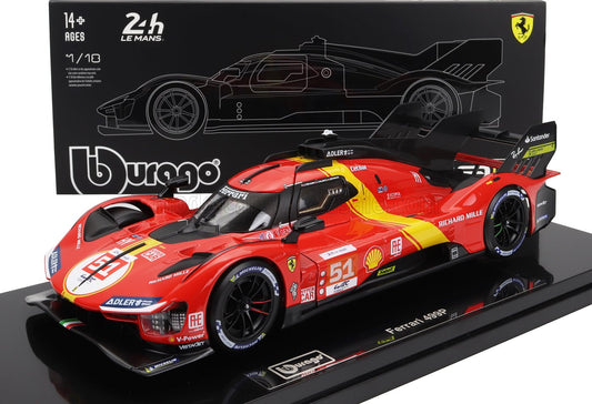Ferrari 499P Hypercar N*51 2023 1:18 with Showcase - Le Mans Winner - BBurago