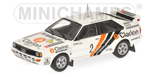 AUDI QUATTRO RALLY EKLUND SWEDISH RALLY 1984 - 1/43 - Minichamps