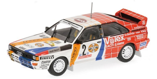 AUDI QUATTRO RALLY LUX WINNERS RALLY 1984 - 1/43 - Minichamps