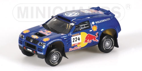 VOLKSWAGEN RACE TOUAREG SABY PARIGI-DAKAR 2004 - 1/43 - Minichamps