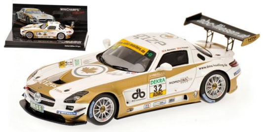 MERCEDES BENZ SLS AMG GT3 BAUMAN ADAC GT 2011 - 1/43 - Minichamps