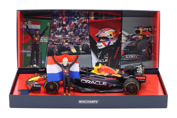 Red Bull Racing RB18  1:18- Max Verstappen Winner Dutch GP - WORLD CHAMPION 2022 - Minichamps