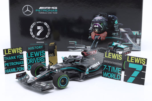 Mercedes - W11 n°44  (2020) 1:18 - L. Hamilton - World Champion  - Turkish GP - Minichamps