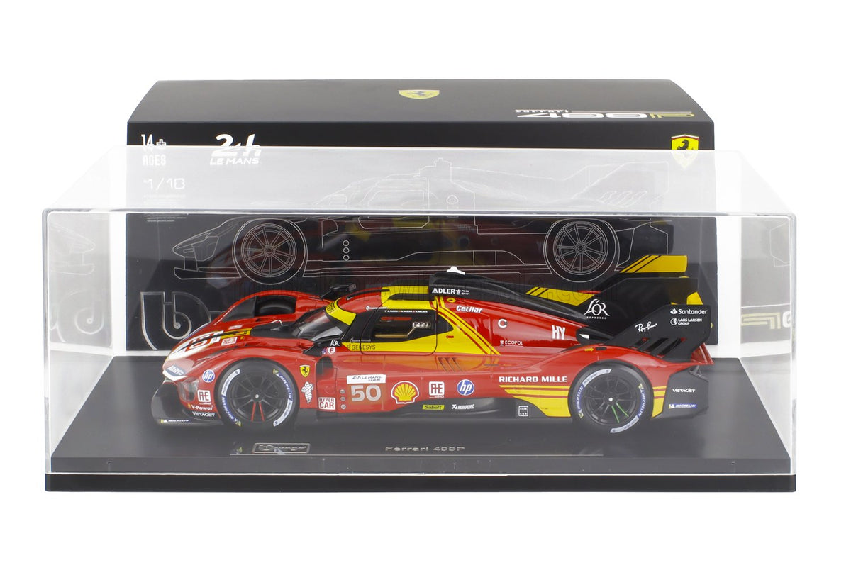 Ferrari 499P Hypercar N*50 2024 1:18 - Winner Le Mans - Deluxe BBurago