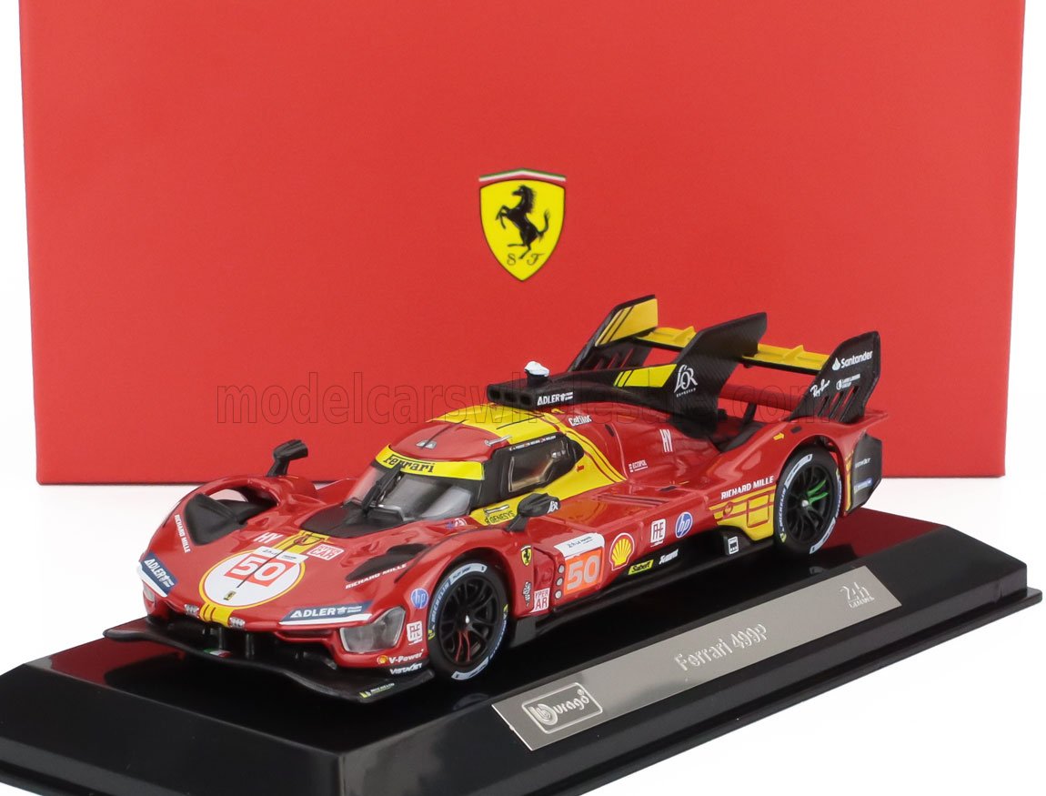 Ferrari 499P Hypercar N*50 2024 1:43 - Winner Le Mans /Showcase - Deluxe BBurago