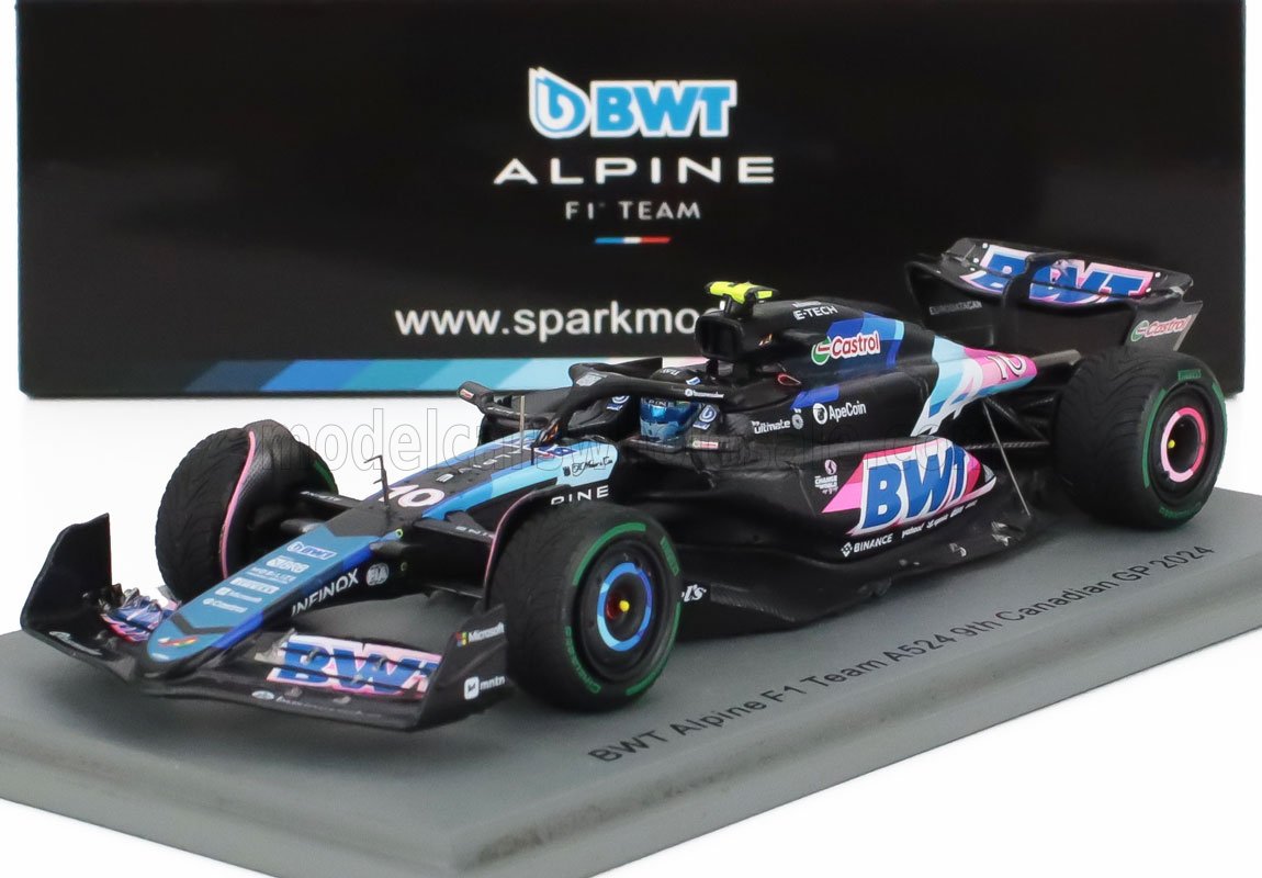Alpine - BWT F1 Team A524 n°10 (2024) 1:43 - Canada GP - Pierre Gasly - Spark