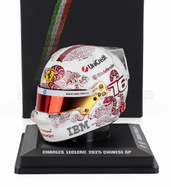 china motorcycle helmet Charles Leclerc (2025) 1:5 - Helmet - China GP - LSHEL011
