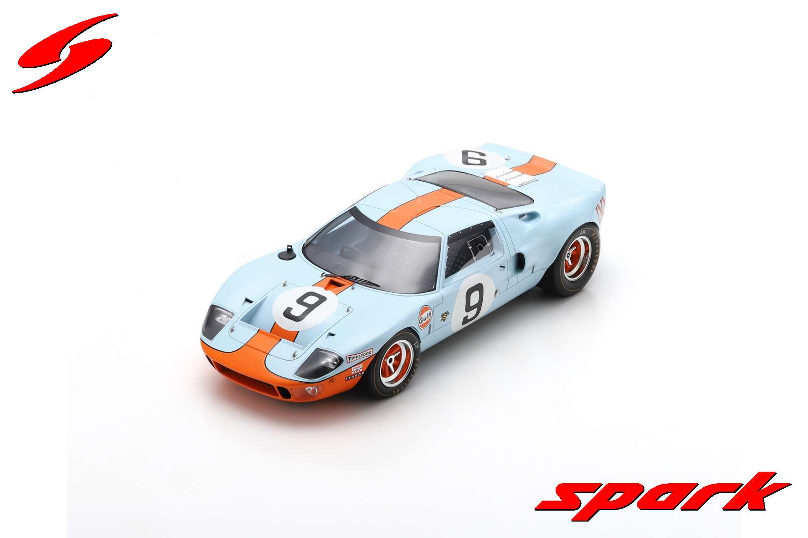 Ford GT 40 No.9 (1968) 1:18 - Winner 24H Le Mans - P