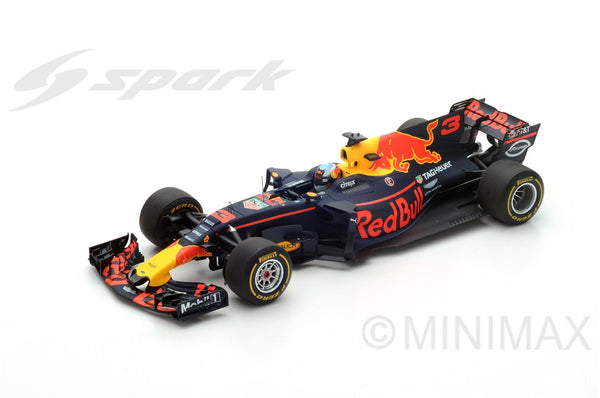 Red Bull - F1 RB13 n°3 (2017) 1:18 - سباق الجائزة الكبرى الإسباني الثالث - دانييل ريكاردو - سبارك