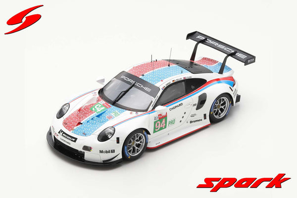 Porsche 911 RSR n°94 (2019) 1:18 - 24H Le Mans - S. Müller - M. Jaminet - D. Olsen - Spark