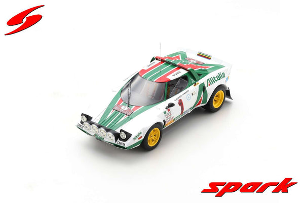 Lancia Stratos HF n°1 (1977) 1:18 - Winner Rally Monte Carlo - S. Munari - S. Maiga - Spark