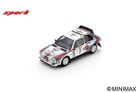 LANCIA Delta S4 N°7 Winn.Rally Monte Carlo 1986- Toivonen-Cresto 1:18 - Spark - 18S537
