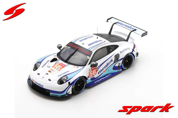 Porsche 911 RSR n°56 (2020) 1:18- 24H Le Mans - M. Cairoli - E. Perfetti - L. ten Voorde - Spark