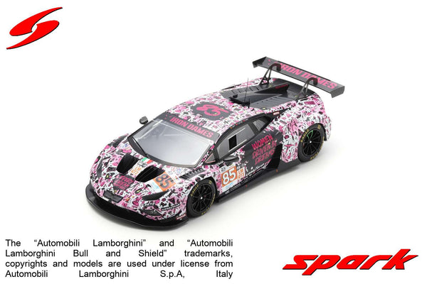 Lamborghini Huracán GT3 Evo2 n°85 IRON DAMES (2024) 1:18 - Le Mans 24H - S. Bovy - M. Gatting - R. Frey - 18S660 - Spark