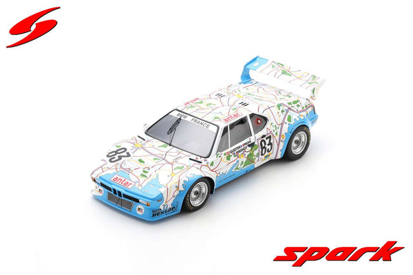 BMW M1 n°83 (1980) 1:18 - 24H Le Mans - D. Pironi - D. Quester - M. Mignot - With Acrylic Cover - Spark