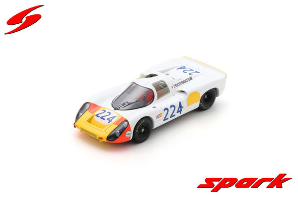 Porsche 907 n°224 (1968) 1:18 - Winner Targa Florio - V. Elford - U. Maglioli - Spark