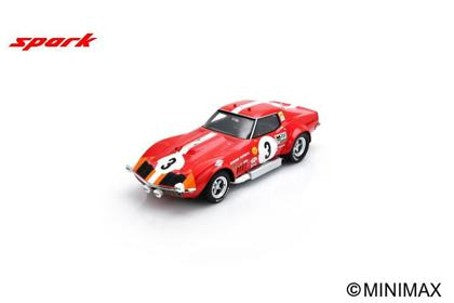 CORVETTE C3 N°3 24H Le Mans 1968- U. Maglioli - H. Greder 1:18 - Spark - 18S851