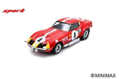 CORVETTE C3 N°4 24H Le Mans 1968- S. Garant - J-M. Giorgi 1:18 - Spark - 18S852