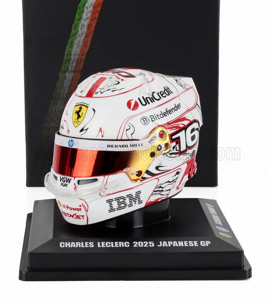 Charles Leclerc (2025) 1:5 - Helmet - Japan GP - LSHEL012 - Looksmart