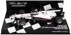 SAUBER C29 P. DE LA ROSA GERMAN GP 2010 - 1/43 - Minichamps