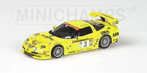 CORVETTE C5-R 12H SEBRING 2002 WINNER GTS CLASS FELLOWS - 1/43 - Action