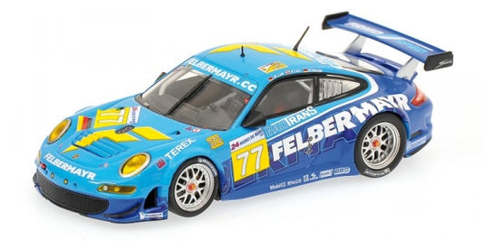 PORSCHE 911 GT3 RSR LIEB LIETZ 24H LE MANS 2009 - 1/43 - Minichamps