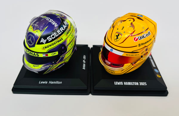 Lewis Hamilton 2024/2025 combo Helmets
