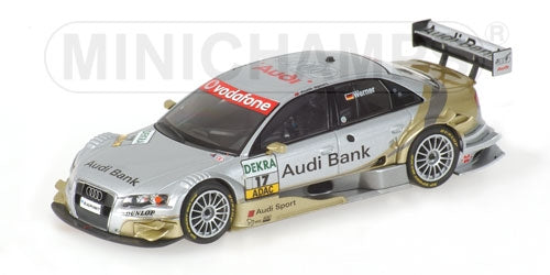 AUDI A4 AUDI BANK M. WERNER DTM 2007 - 1/43 - Minichamps