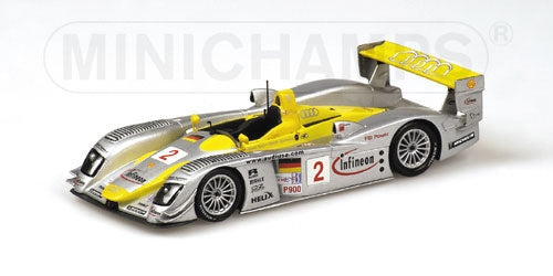AUDI R8 WINNERS ALMS PETIT LE MANS 2002 CAPELLO - 1/43 - Minichamps