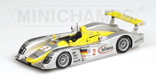 AUDI R8 WINNER SEBRING 2002 CAPELLO HERBERT - 1/43 - Minichamps